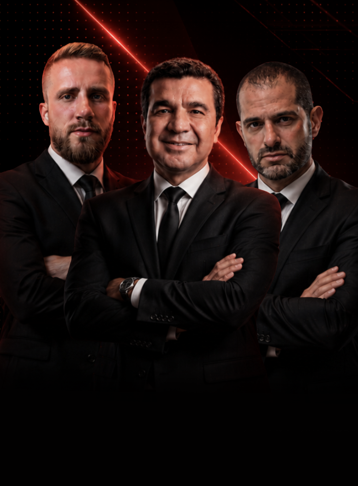 João Kepler, Mario Nogueira e Bruno B. R. Lauer — investidores Red Company